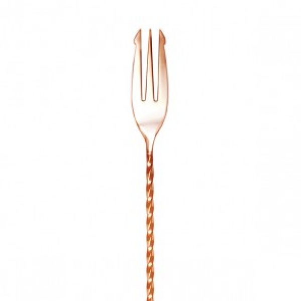 Barspoon Fork Trident Copper 40cm CK
