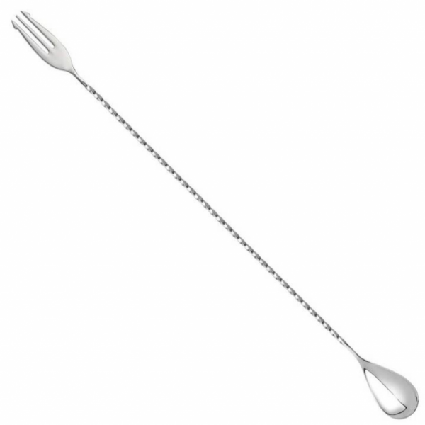 Barspoon Fork Trident Stainless Steel 50cm