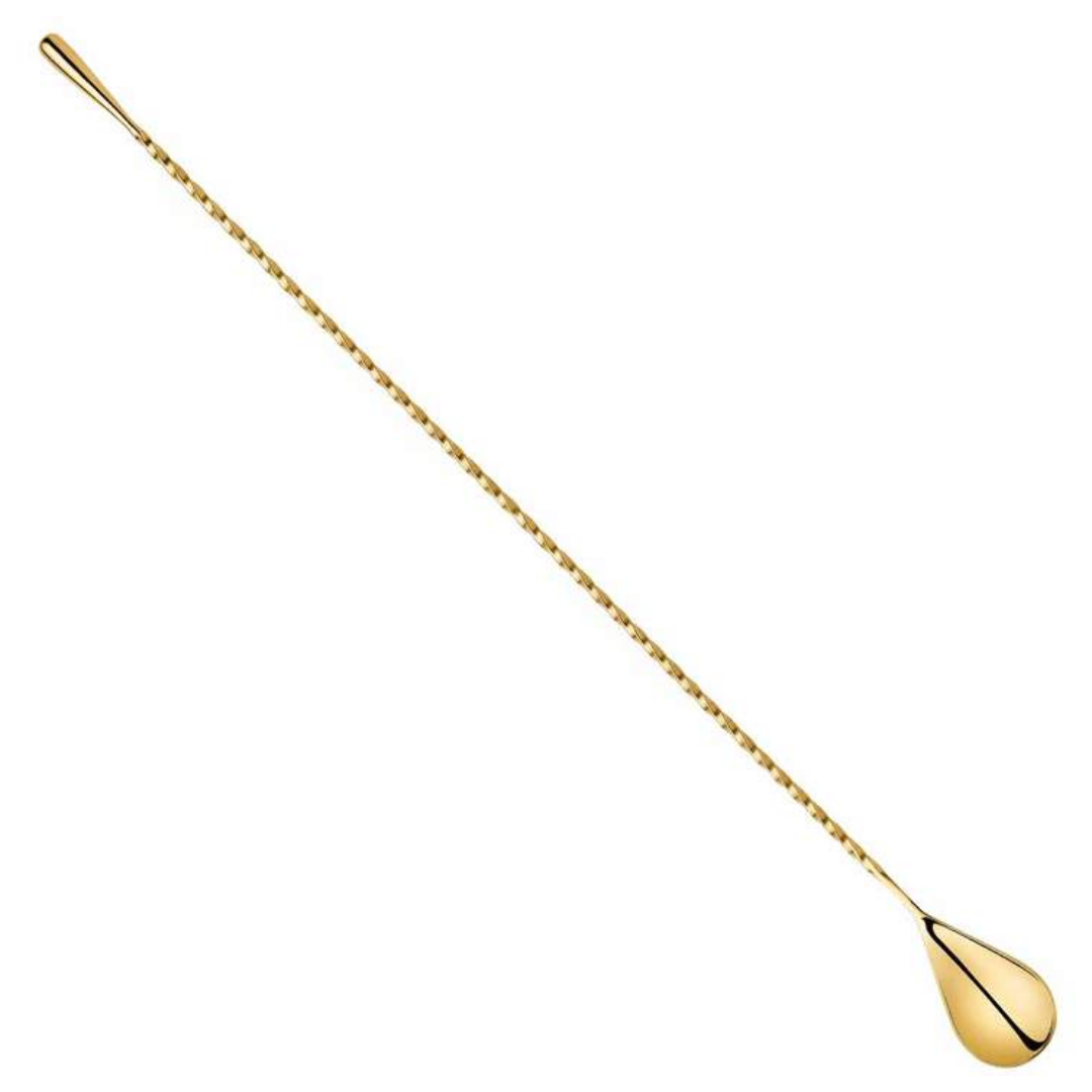 Barspoon TearDrop ‘B Style’ Gold 40cm