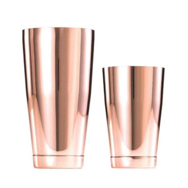 BOSTON SHAKER SET TINS COPPER BF